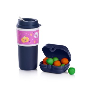 Tupperware Halloween Beverage And Bites Set Navy Lunch and Snacks | TJG301492