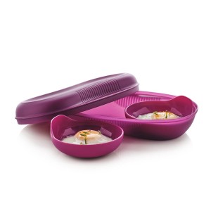 Tupperware Microwave Breakfast Maker Set Purple Microwave Cooking | CFJ263847