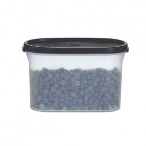 Tupperware Modular Mates Oval 2 Black Dry Storage | GJQ350928