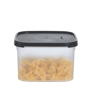 Tupperware Modular Mates Square 2 Black Dry Storage | HMK739468