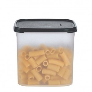 Tupperware Modular Mates Square 3 Black Dry Storage | AIJ315970