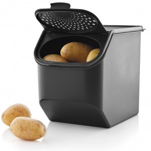 Tupperware Potato Smart Container Black Dry Storage | EKN486093