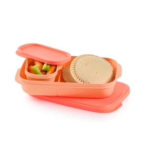 Tupperware Slim Lunch Container Cosy Rosy Lunch and Snacks | EAF497326