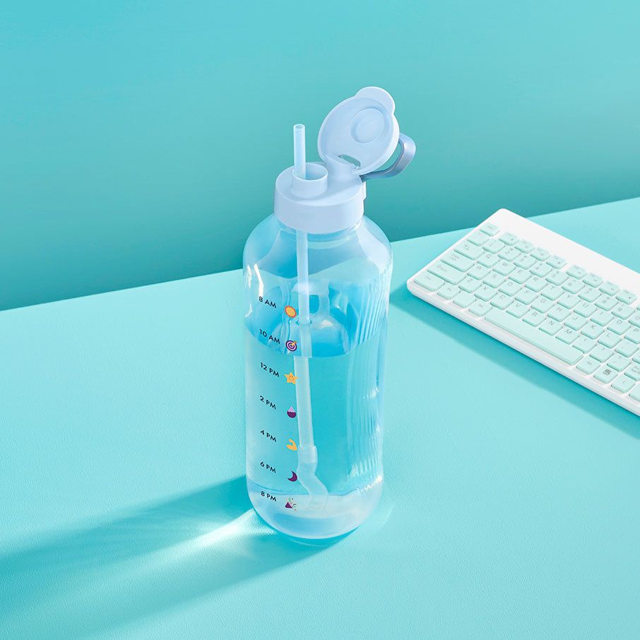 Tupperware Eco+ Aquavibe Bottle White Waterflessen | YNL541620