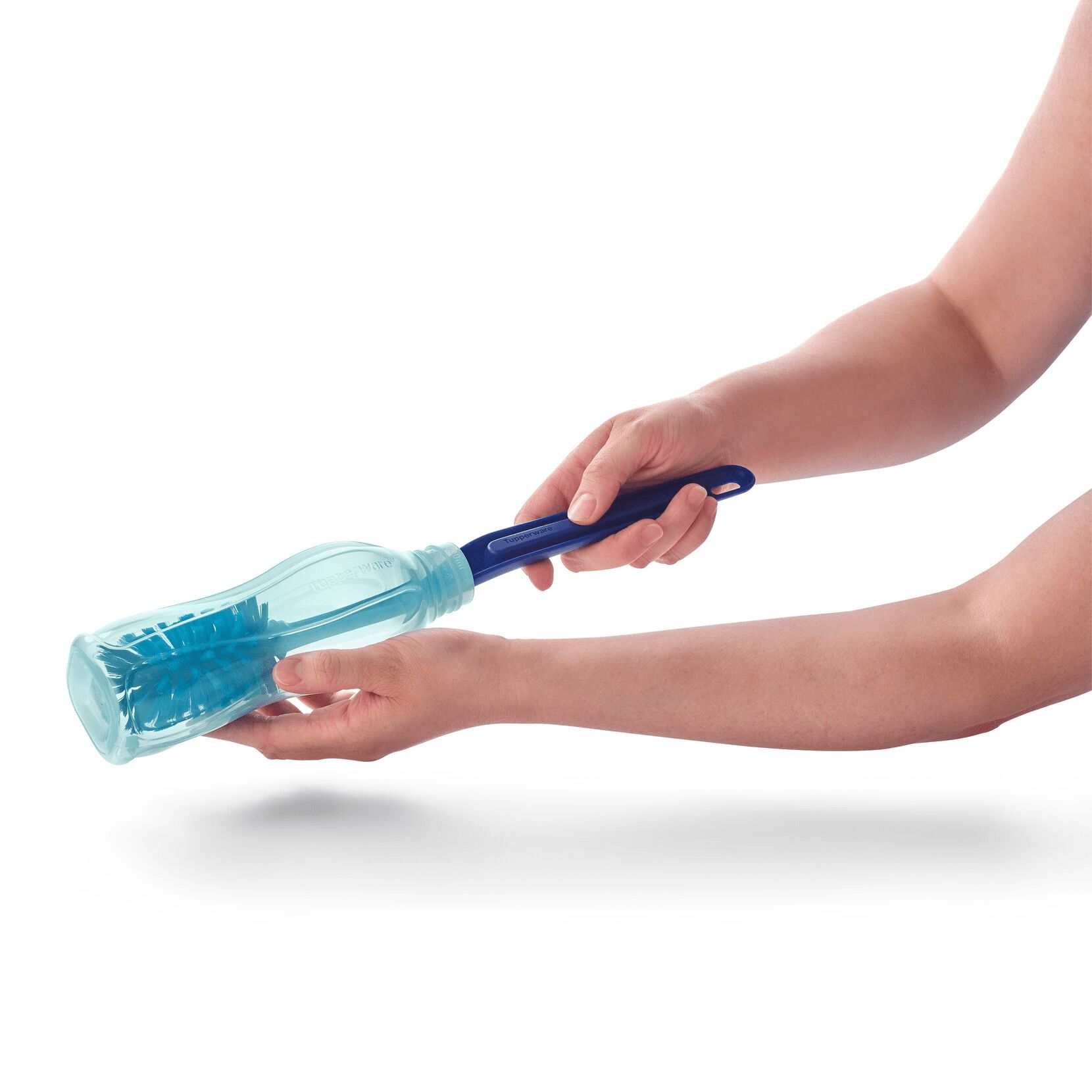 Tupperware Eco Bottle Brush Blue Waterflessen | LRI256741