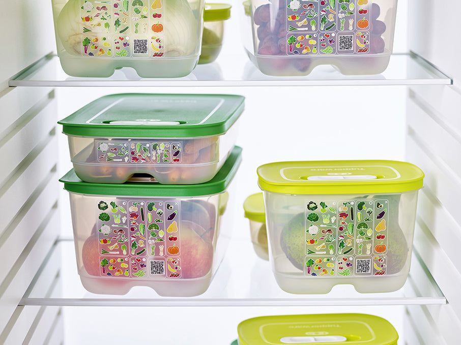 Tupperware Fridgesmart 4-pc. Starter Set Green / Deep Refrigerator Storage | VFZ495087