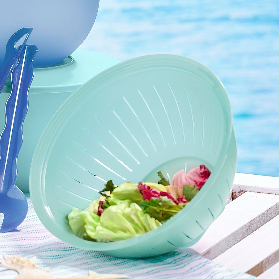 Tupperware Impressions Colander Turquoise Kitchen Tools | GVO328410