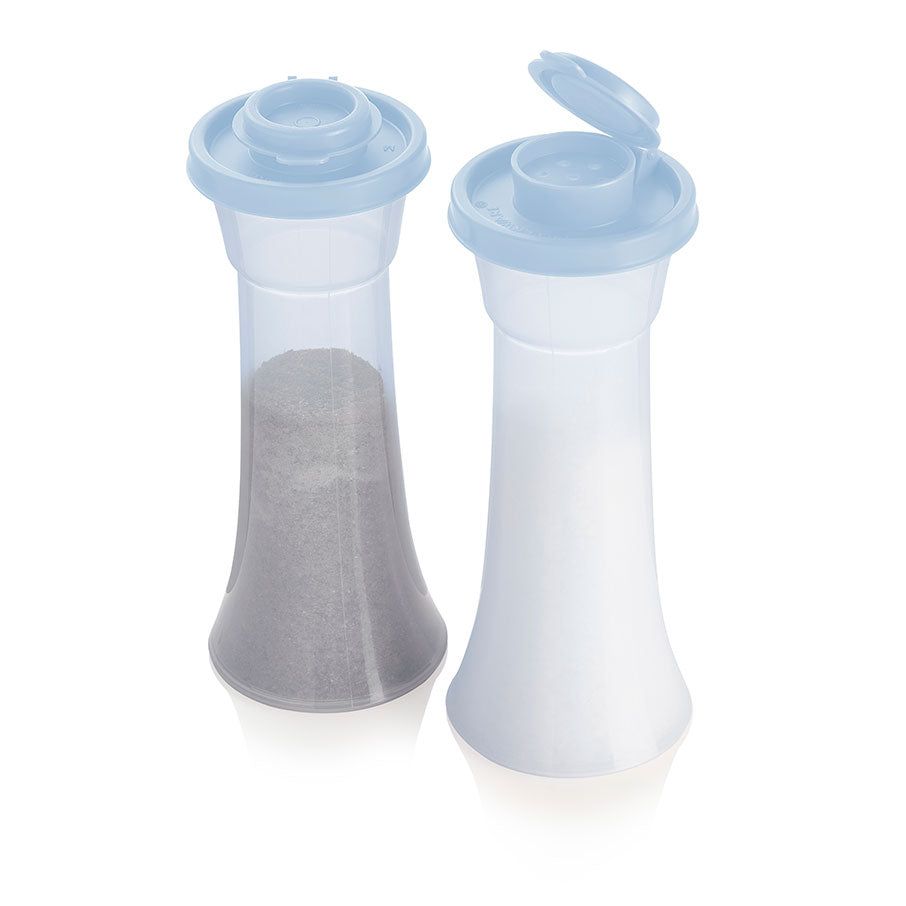 Tupperware Large Hourglass Salt And Pepper Shakers White Serveware | JKB256804