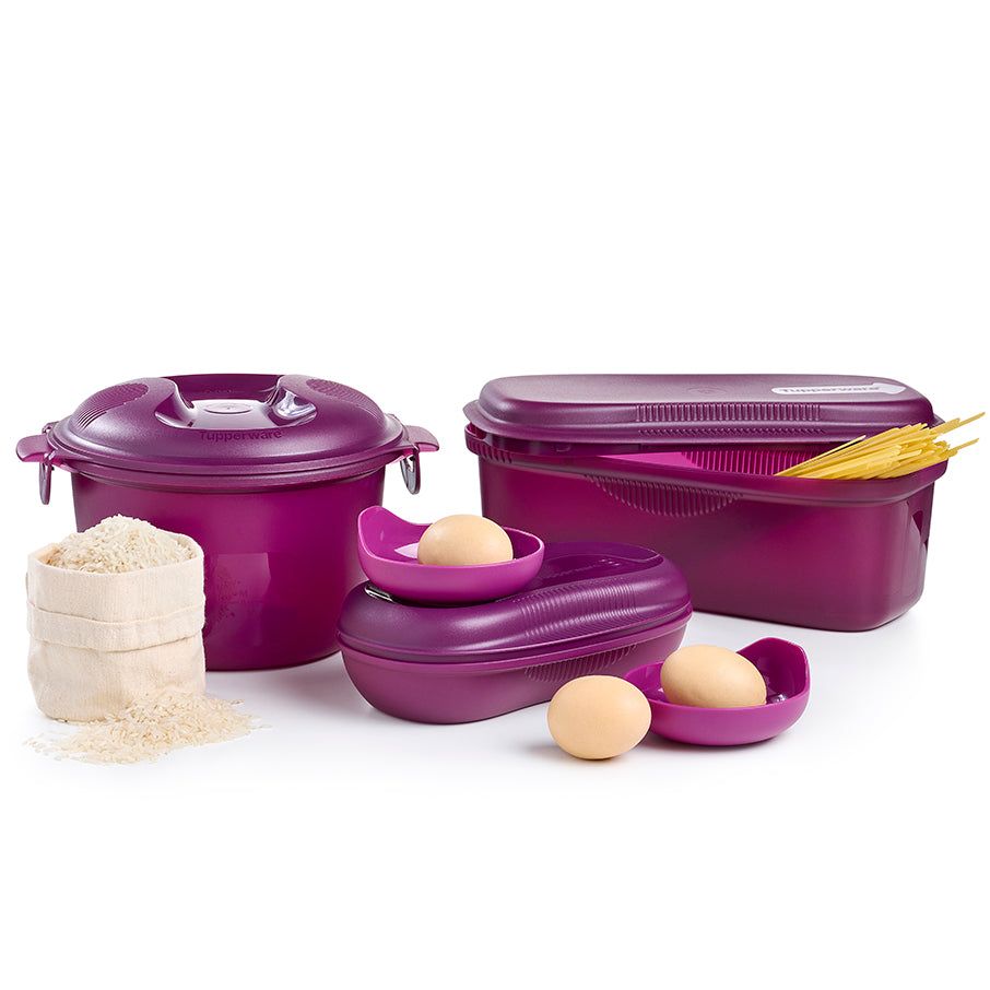 Tupperware Microwave Magic Set Purple Cabbage Microwave Cooking | WIX215387