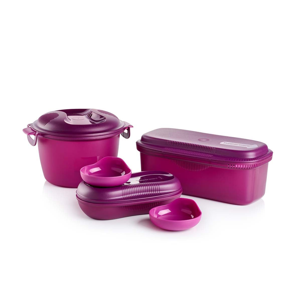 Tupperware Microwave Magic Set Purple Cabbage Microwave Cooking | WIX215387