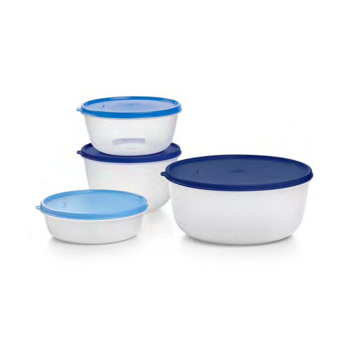 Tupperware Modular Bowl Medium 3-pc. Set With Free Modular Bowl Large Ice Cube Refrigerator Storage | CJF207681