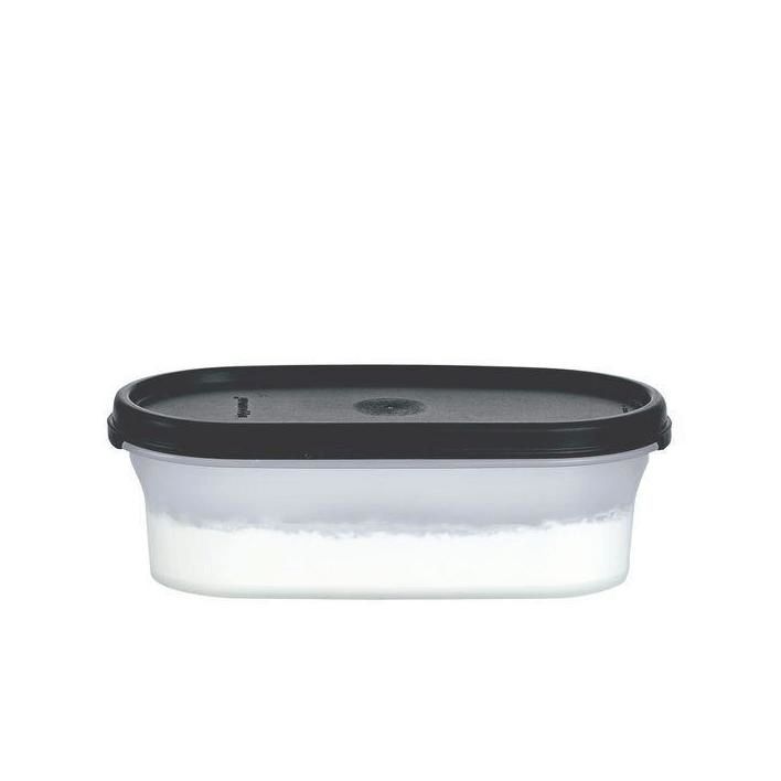 Tupperware Modular Mates Oval 1 Black Dry Storage | JVB798346