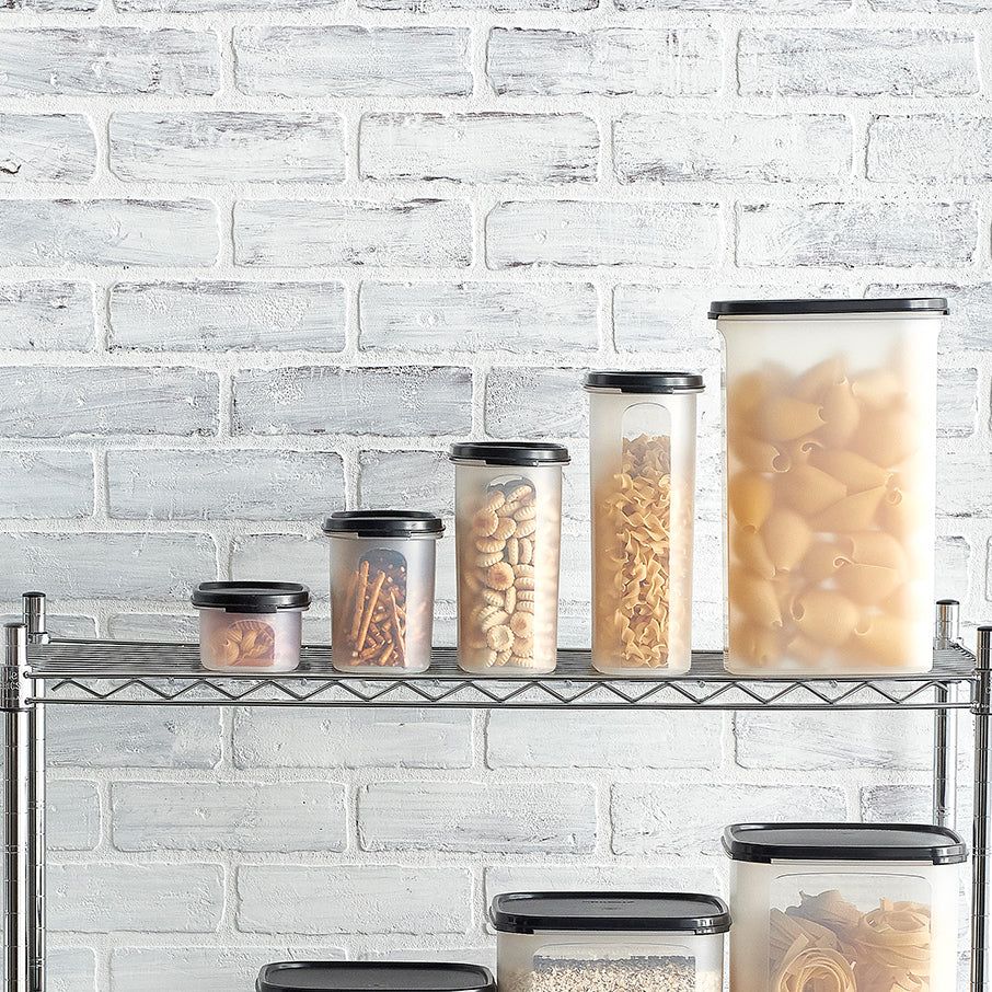 Tupperware Modular Mates Oval 5 Black Dry Storage | OUW198263