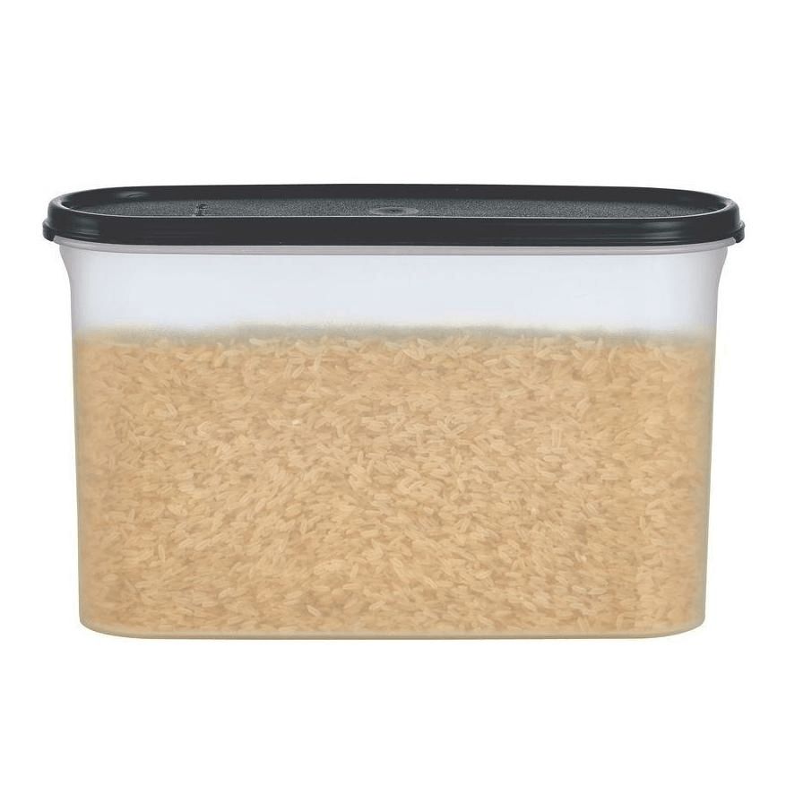 Tupperware Modular Mates Super Oval 3 Black Dry Storage | CNE248503