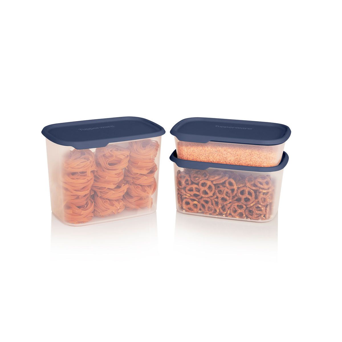 Tupperware One Touch Fresh Rectangular 3-pc. Set Versatile Storage | NLB708236