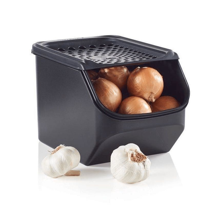 Tupperware Onion & Garlic Smart? Container Black Dry Storage | ZIK512809