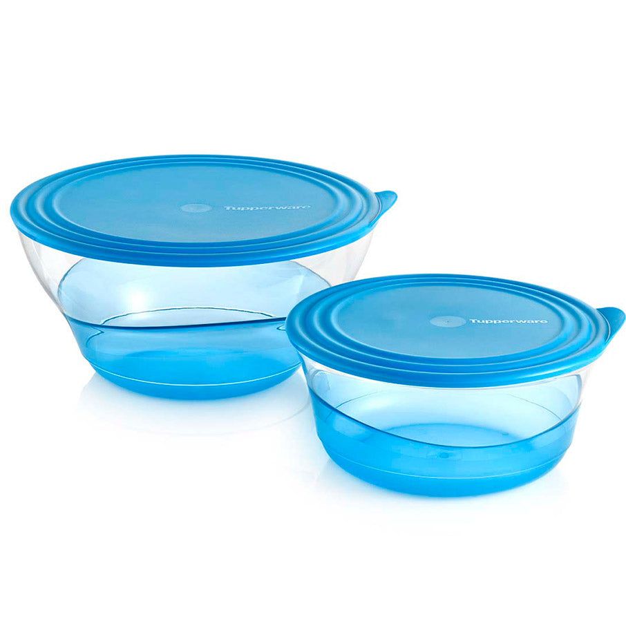 Tupperware Sheerly Elegant 2-pc. Set Azure Serveware | UTO690173