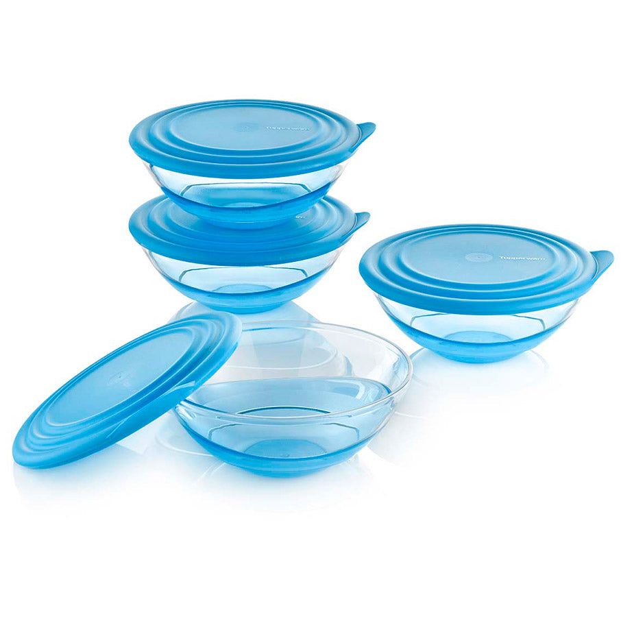 Tupperware Sheerly Elegant Extra Small Bowls Azure Serveware | ICF570493