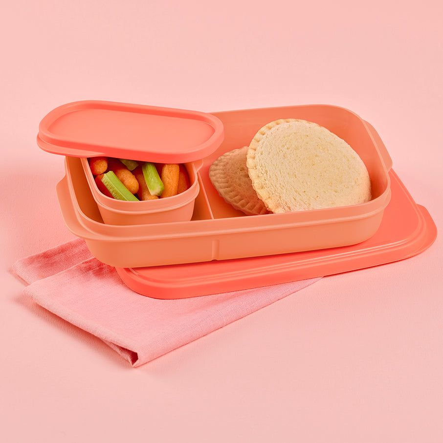 Tupperware Slim Lunch Container Cosy Rosy Lunch and Snacks | EAF497326