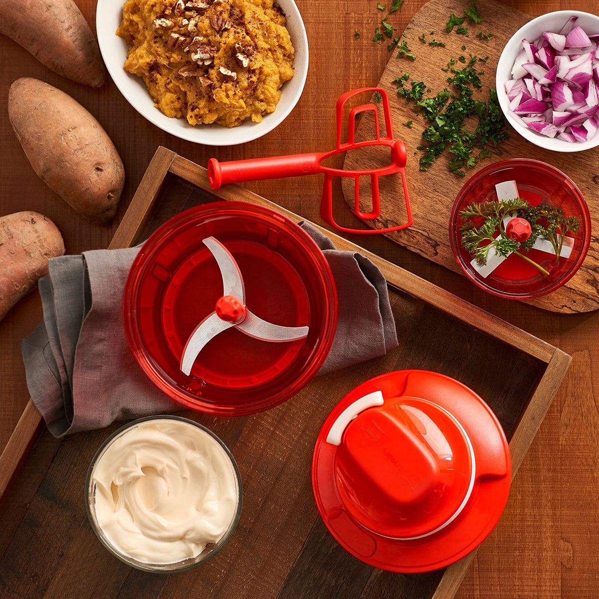 Tupperware Supersonic Chopper System Kitchen Tools | SLY128435