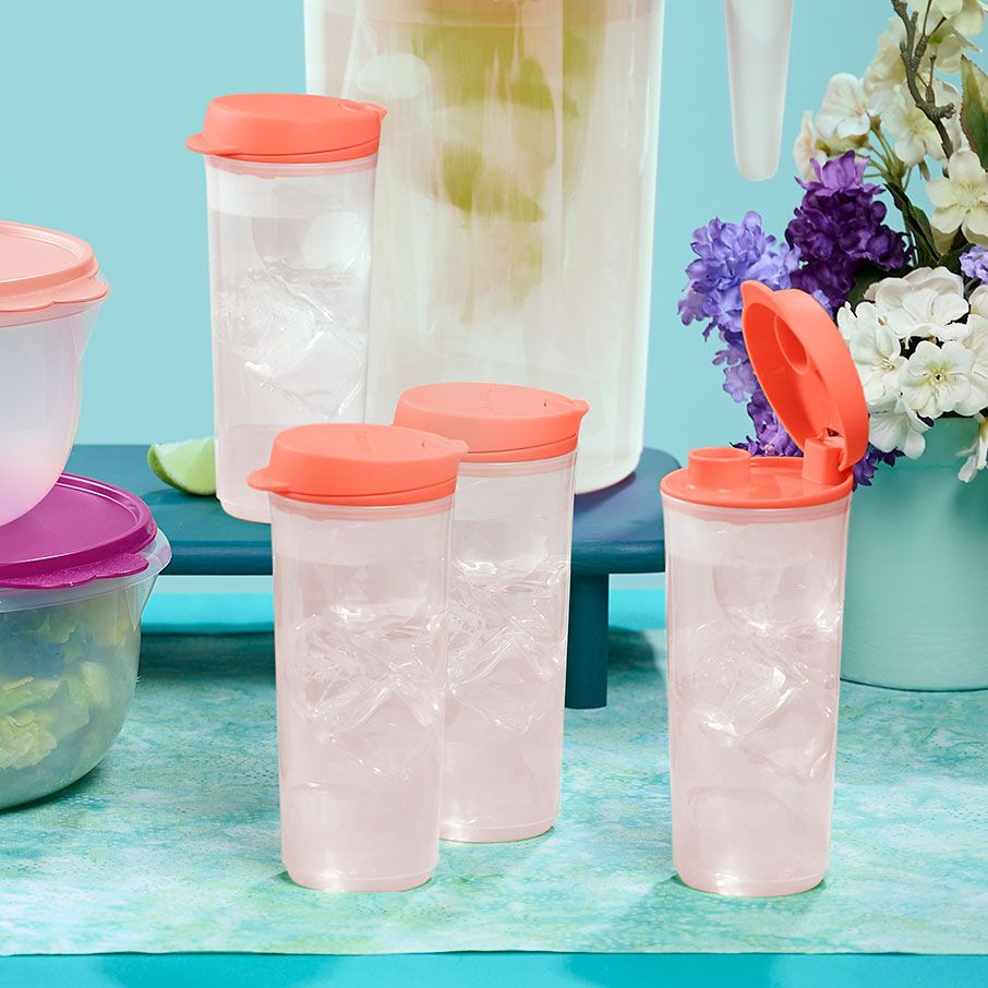 Tupperware Thirst 'N Go Flip Tumblers Drinkware | TFP291658