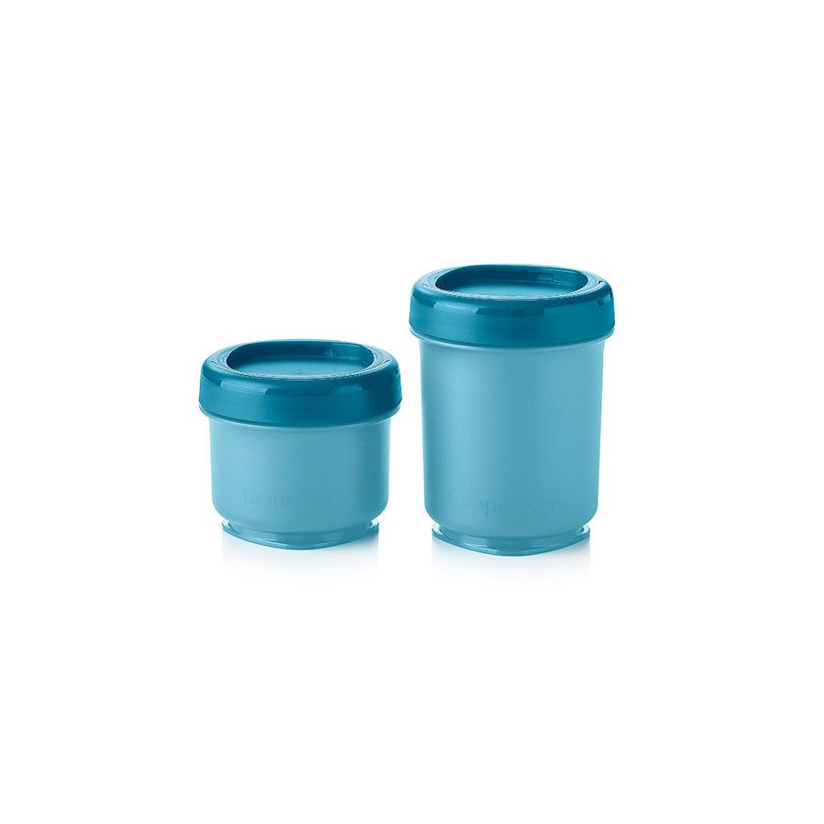 Tupperware Twist N Stack Set Peacock Lunch and Snacks | PZU867053