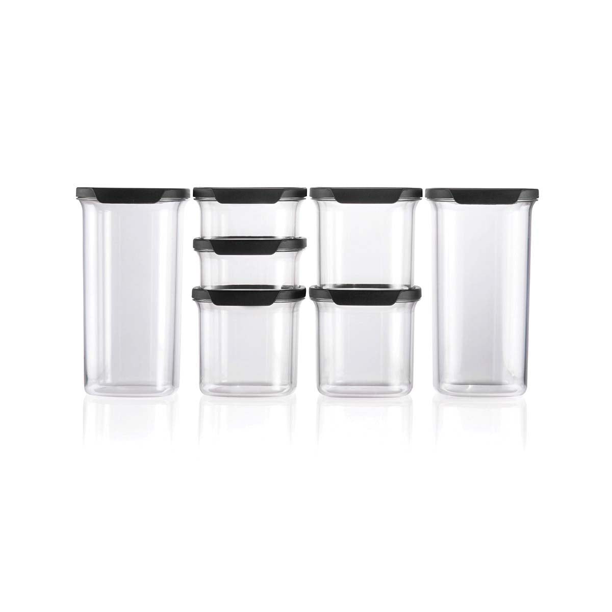 Tupperware Ultra Clear Oval 7-pc. Set Cosmos Dry Storage | LAN184296