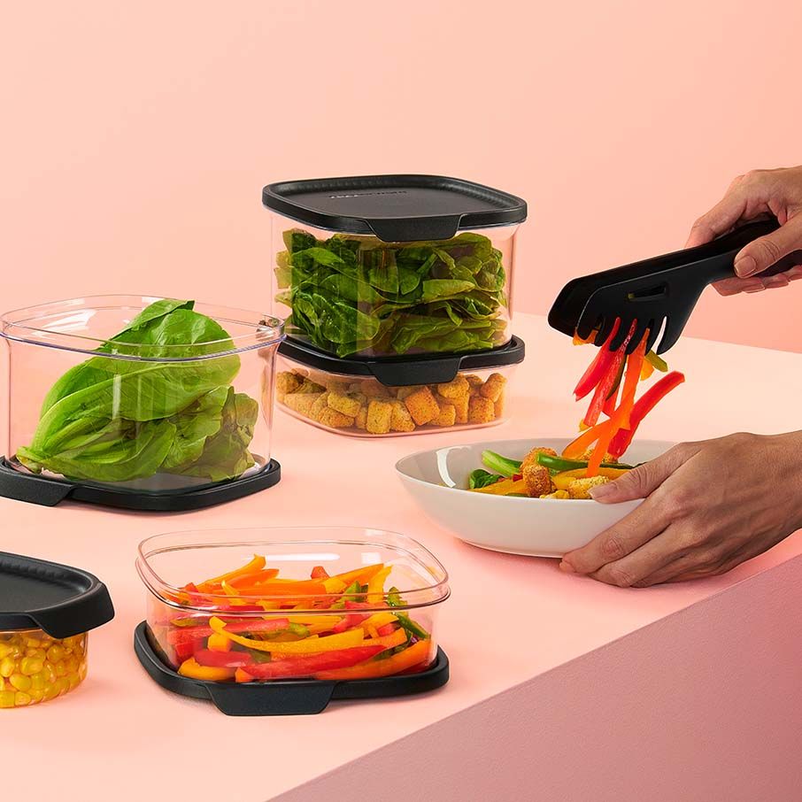 Tupperware Ultra Clear Square 5-pc. Set Cosmos Dry Storage | YGF571382