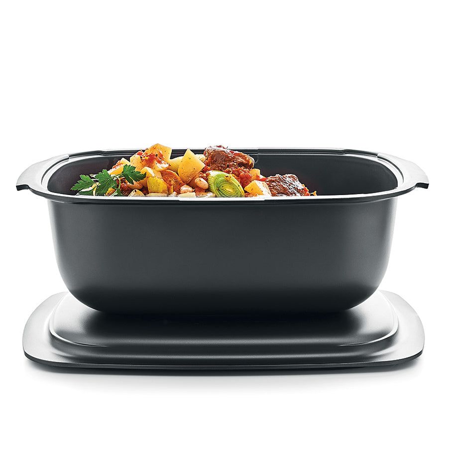 Tupperware Ultrapro 6-qt./5.7 L Roasting Pan With Cover Microwave Cooking | IAD852406