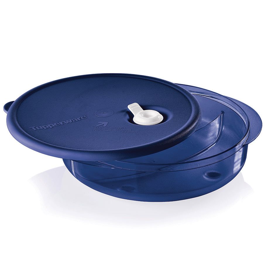 Tupperware Vent \'N Serve Round Divided Dish Nocturnal Sea Freezer Storage | VRO936751