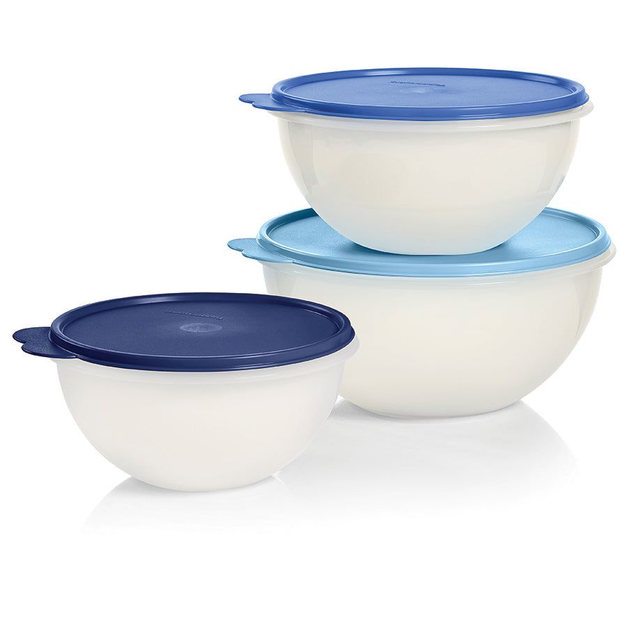 Tupperware Wonderlier Bowl 3-pc. Set sIce Cube Baking | DKB249105