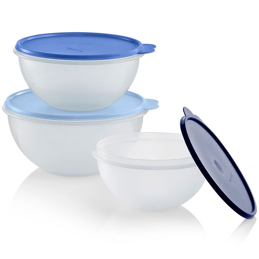 Tupperware Wonderlier Bowl 3-pc. Set sIce Cube Baking | DKB249105